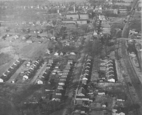 Arial View of Clark Mills Circa 1950